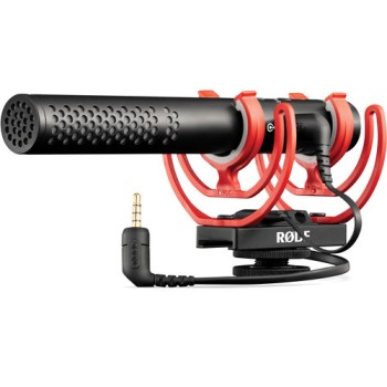 Rode-VideoMic-NTG-Hybrid-Analog/USB-Camera-Mount-Shotgun-Microphone