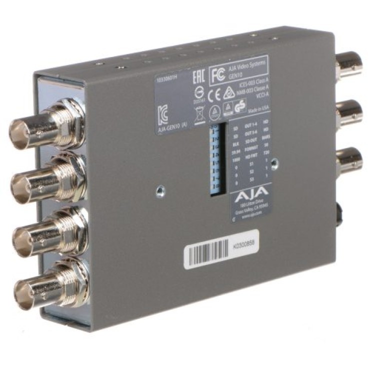 AJA-GEN10-HD-SD-AES-Sync-Generator-with-Universal-Power-Supply